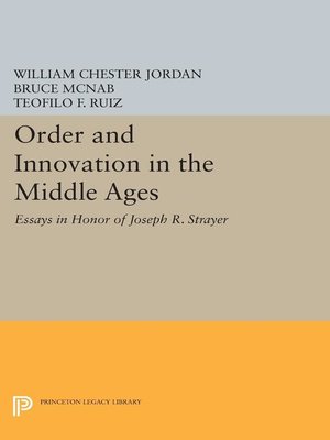 cover image of Order and Innovation in the Middle Ages